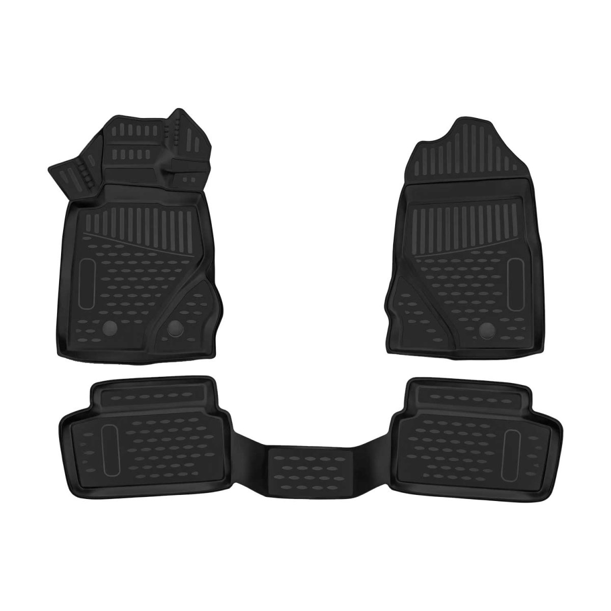 Ford Bronco Floor Mats - Omac - Rubber TPE - Black - 2021-2024